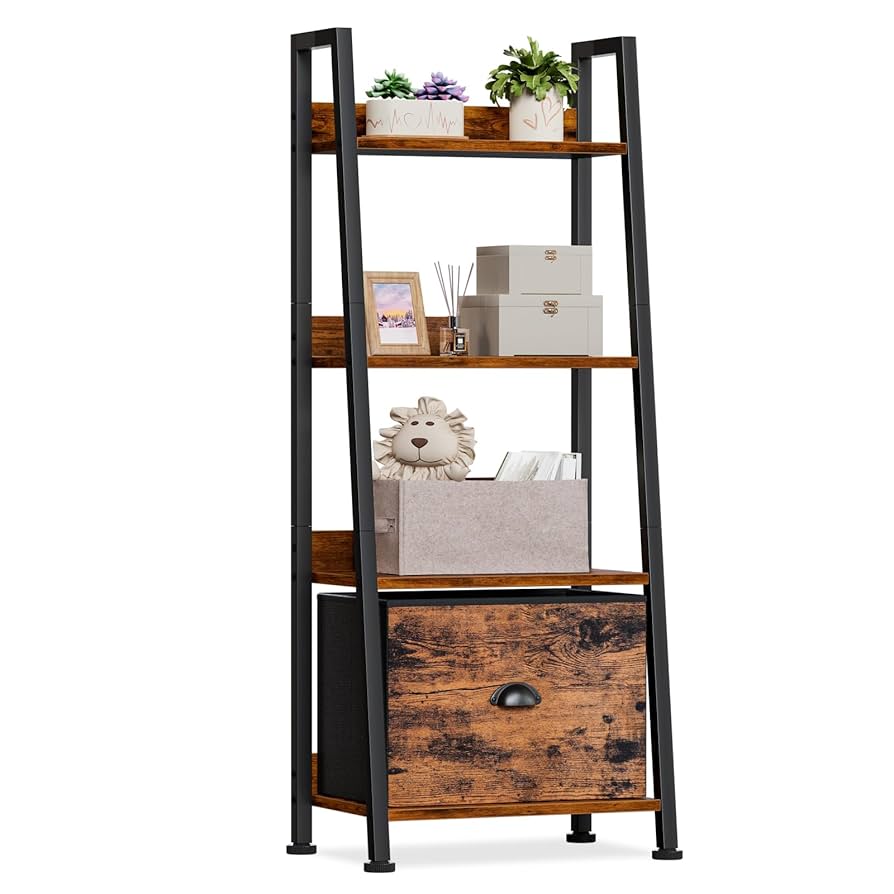 Apple - 19Y-SB-4-1 RORU Amazon.com: Furologee 4-Tier Ladder Shelf, Ladder Bookshelf
